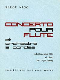 Nigg, Serge: Concerto pour flute