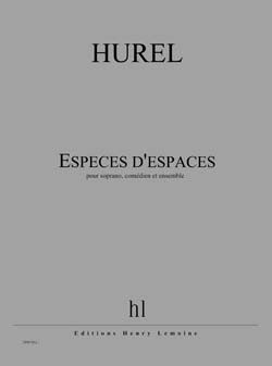 Hurel, Philippe: Especes d'espaces