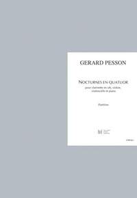 Pesson, Gerard: Nocturnes en quatuor