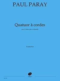 Paray, Paul: Quatuor a cordes