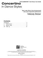 Melody Bober: Concertino in Dance Styles Product Image