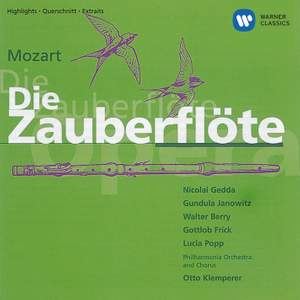 Mozart: Die Zauberflöte, K620 (highlights) Product Image