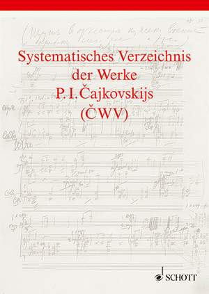Kohlhase, T: Systematisches Verzeichnis der Werke P. I. Cajkovskijs Vol. 17
