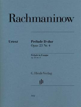 Rachmaninoff, S W: Prelude D major op. 23,4