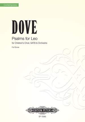 Dove, Jonathan: Psalms for Leo (full score)