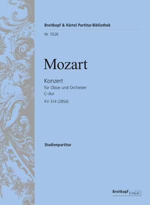 Mozart, Wolfgang Amadeus: Konzert für Oboe und Orchester C-dur KV 314/285d