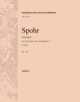 Spohr, Louis: Klarinettenkonzert Nr 1 c-moll op. 26