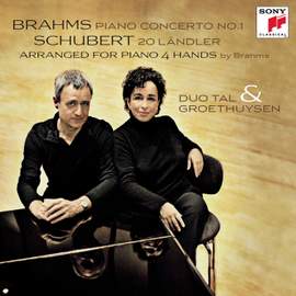 Brahms Piano Concerto No. 1 & Schubert: 20 Ländler