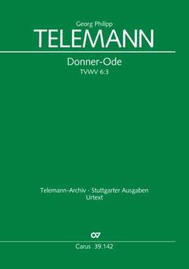 Telemann, Georg Philipp: DonnerOde TVWV 6:3