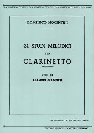 Domenico Nocentini: 24 Studi Melodici per Clarinetto