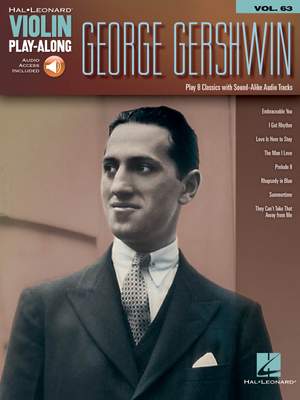 George Gershwin: Violin Play-Along Volume 63
