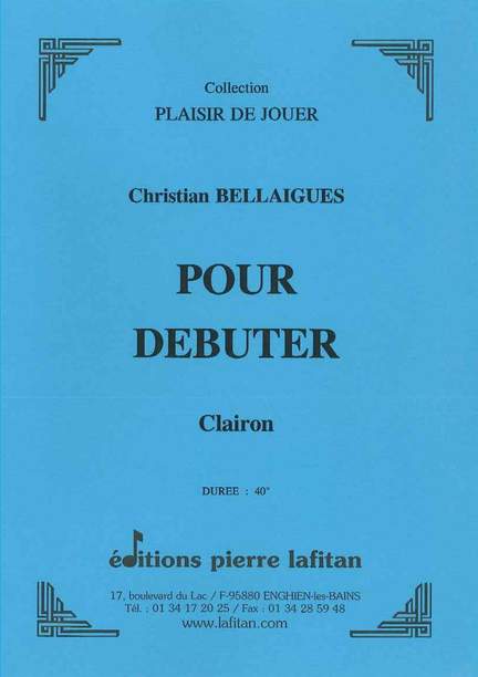 Pour Débuter Clairon