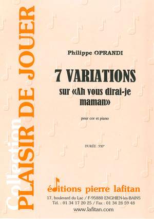 7 Variations sur Ah Vous Dirai-Je Maman?