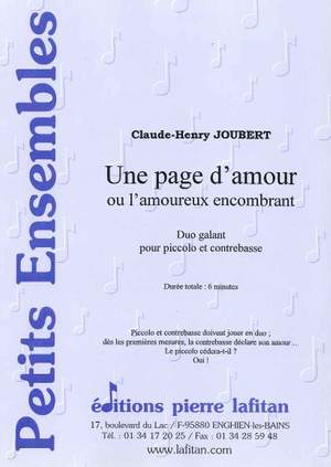 Une Page D'Amour Ou L'Amoureux Encombrant