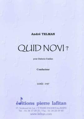 Quid Novi