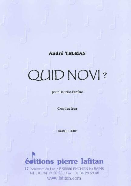Quid Novi