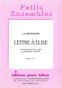 Lettre À Élise (Arr. Pour Deux Guitares)
