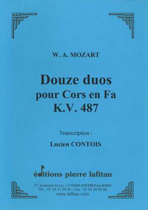 Douze Duos Pour Cors En Fa K.V. 487
