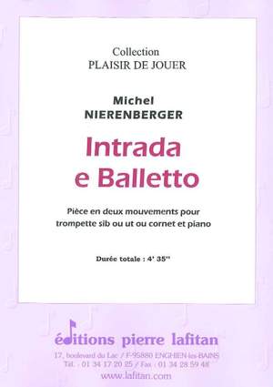 Intrada E Balletto (Pièce En Deux Mouvements)