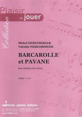 Barcarolle et Pavane (Pièce En 2 Mouvements)