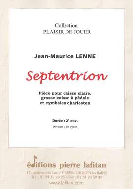 Septentrion (Caisse Cl, Gc et Cymb Charl)