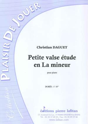 Petite Valse Étude En la Mineur