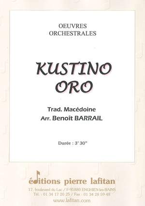 C. Personne: Kustino Oro (Arr. Benoît Barrail)