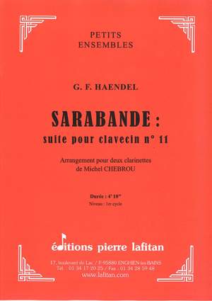 Sarabande : Suite Pour Clavecin N° 11