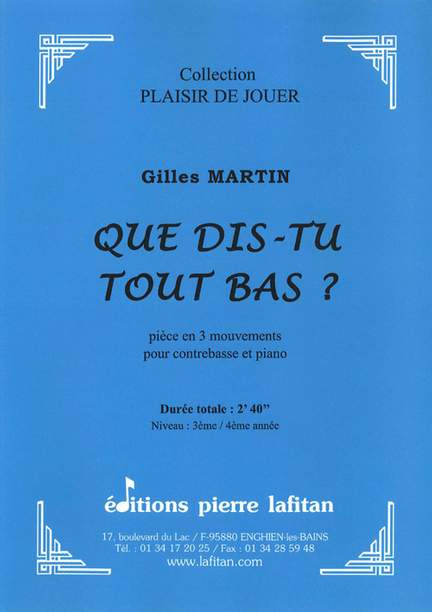 Que Dis-Tu Tout Bas ?
