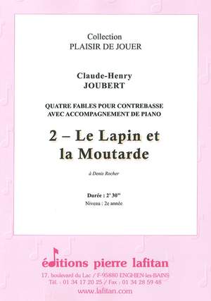 Claude-Henry Joubert: 4 Fables - 2. Le Lapin et la Moutarde
