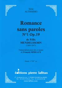 Romance Sans Paroles N°1 Op.19