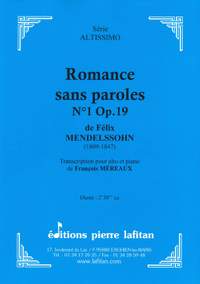 Romance Sans Paroles N°1 Op.19