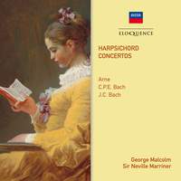 Arne, CPE Bach & JC Bach: Harpsichord Concertos
