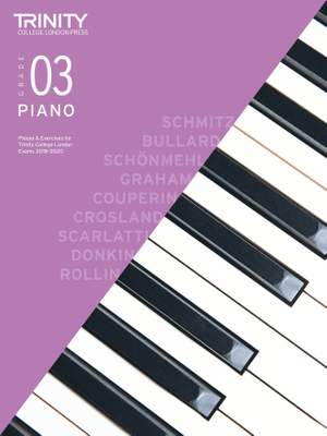 Trinity College London Piano Grade 3 2018-2020
