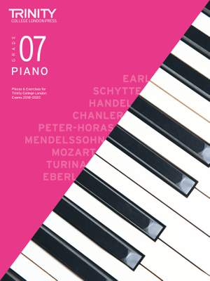 Trinity College London Piano Grade 7 2018-2020