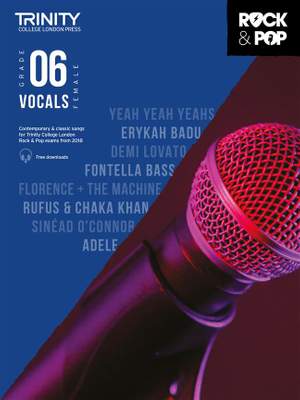 Trinity: Rock & Pop 2018 Vocals Grade 6 (female)