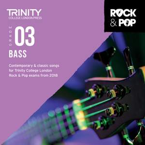 Trinity: Rock & Pop 2018 Bass Grade 3 CD