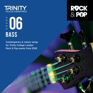 Trinity: Rock & Pop 2018 Bass Grade 6 CD