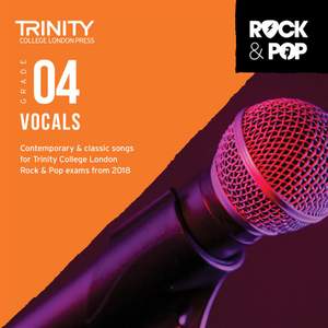 Trinity: Rock & Pop 2018 Vocals Grade 4 CD