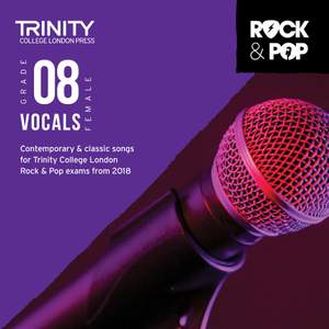 Trinity: Rock & Pop 2018 Vocals Grade 8 female CD