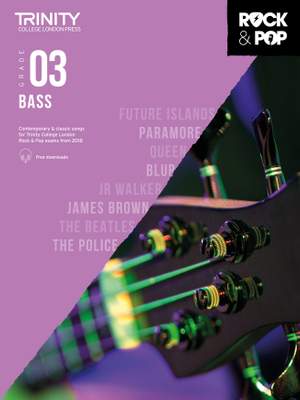 Trinity: Rock & Pop 2018 Bass Grade 3