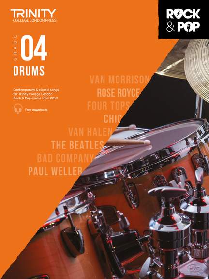 Trinity: Rock & Pop 2018 Drums Grade 4