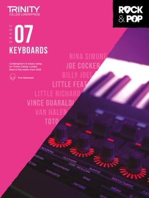 Trinity: Rock & Pop 2018 Keyboards Grade 7