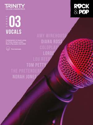 Trinity: Rock & Pop 2018 Vocals Grade 3