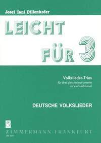 Josef Toni Dillenkofer: Leicht für 3 Band 2
