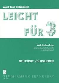 Josef Toni Dillenkofer: Leicht für 3 Band 2