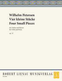 Wilhelm Petersen: Vier kleine Stücke op. 37