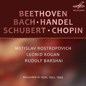 Beethoven, Bach, Handel, Schubert, Chopin: Chamber Music
