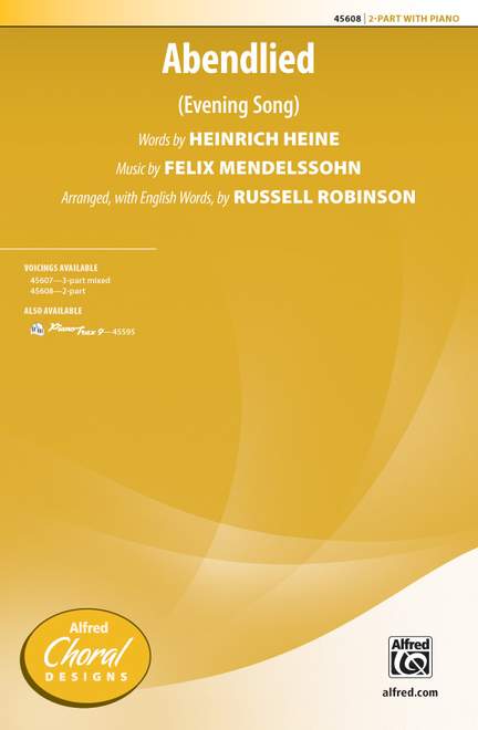 Felix Mendelssohn: Abendlied 2-Part