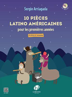 Arriagada, Sergio: 10 Pieces Latino Americaines (flute/CD)